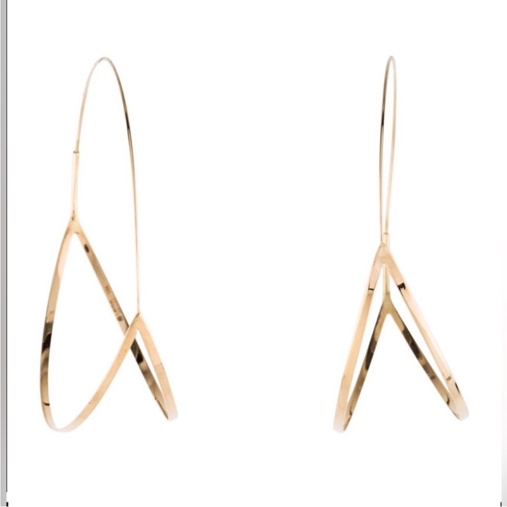 Lana Jewelry 14k stamped Lana stamp Flirt Large hoops